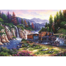 Vonattal utazás puzzle 1000 darabos puzzle, kirakós