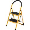 Vorel Acél lépcsők Sárga-Fekete 150 kg 90 x 47,5 x 49 cm
