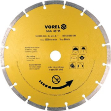 Vorel Diamond kerék 230 x 22,2 x 2,4 mm szegmens csiszolókorong és vágókorong