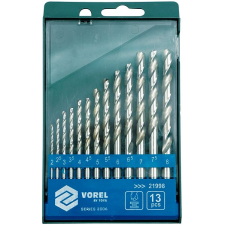 Vorel fémfúró készlet 13 db HSS 135° barkácsgép tartozék