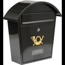Vorel - lekerekített tető, 380 x 320 x 105mm, fekete (5906083785856) postaláda