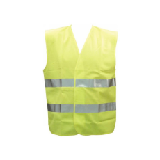 Vorel Mellény fényvisszaverő csíkokkal FLUO sárga XXL