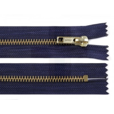  Vörösréz cipzár - 12 cm dekorációs kellék