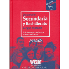 Vox DICCIONARIO DE SECUNDARIA Y BACHILL nyelvkönyv, szótár