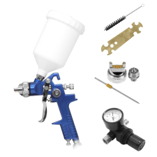 Voylet Festékszóró pisztoly, felsőtartályos készlet 1,4+2,0 mm+szabályzó festő és tapétázó eszköz