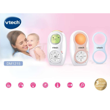  Vtech bébiõr audio dupla akkumulátorral, éjjeli fénnyel, altatódallal DM1215 bébiőr