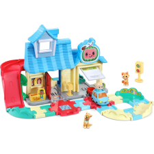 Vtech TutTut Baby Villám Verdák CoComelon JJ Játékháza (német nyelvű) (80-557904) autópálya és játékautó