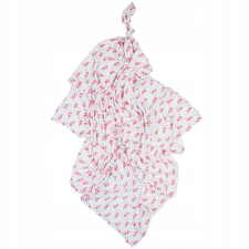 Vulpi Bambusz pelenka mini 100% bambusz 30x30 Szín: flamingók mosható pelenka