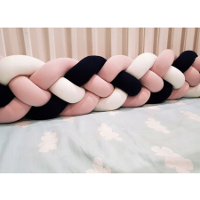  Vulpi Fonott rácsvédő 200 cm XL Handmade Szín: rózsaszín-fekete-fehér lakástextília