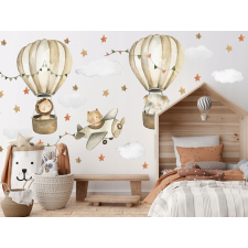Vulpi Gyerek falmatricák Beige lufi 100x50 cm gyerekszoba dekoráció