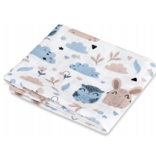 Vulpi Színes szövetpelenka tetra pamut 70x80cm 1 db Szín: baglyok mosható pelenka