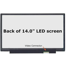 VVX14T058J10 14.0 QHD (2560x1440) 40pin fényes laptop LCD kijelző, LED panel laptop alkatrész