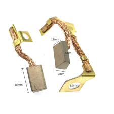  VW Jetta autóindító motor szénkefe 9X11X18mm (11x9x18mm) kisháztartási gépek kiegészítői