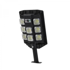 W7101A-3 Solar Floodlight 208LED SMD fehér világítás mozgásérzékelővel és távirányítóval – fekete kültéri világítás