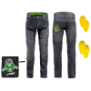 W-Tec Férfi motoros farmer W-TEC Alfred CE szürke 3XL