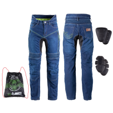 W-Tec Férfi motoros farmer W-TEC Biterillo kék XXL motoros nadrág