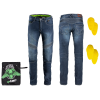 W-Tec Férfi motoros farmernadrág W-TEC Oliver kék S