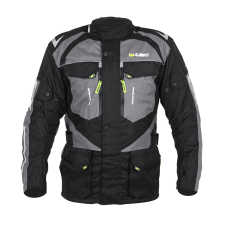 W-Tec Férfi motoros kabát W-TEC Burdys Evo fekete-szürke XXL motoros kabát