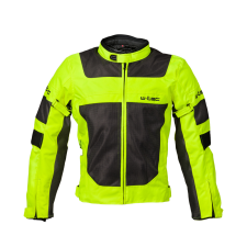W-Tec Férfi nyári motoros kabát W-TEC Fonteller Sárga-Szürke 5XL motoros kabát