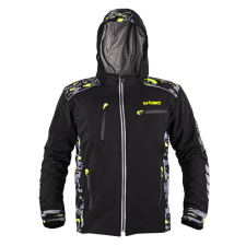 W-Tec Férfi softshell motoros kabát W-TEC Kybero fekete-fluo S motoros kabát