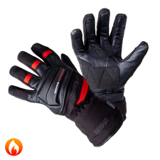 W-Tec Fűthető motoros és síkesztyű W-TEC HEATamo fekete-piros 3XL protektor