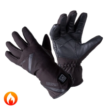 W-Tec Fűthető motoros és síkesztyű W-TEC HEATnoir fekete XS protektor