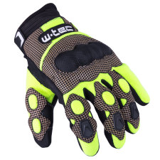 W-Tec Motocross kesztyű W-TEC Derex GID-30007 fekete-sárga M motoros kesztyű