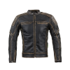 W-Tec Motoros bőrkabát W-TEC Mungelli vintage barna XXL