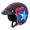 W-Tec Motoros bukósisak W-TEC Café Racer Big Star M(57-58)