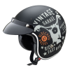 W-Tec Motoros bukósisak W-TEC Café Racer Vintage Garage S (55-56)