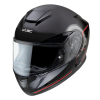 W-Tec Motoros bukósisak W-TEC Yorkroad Fusion YM-831 L(59-60) Fekete Szürke Piros Fényes