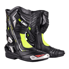 W-Tec Motoros csizma W-TEC Beastor 42 fekete-zöld motoros csizma