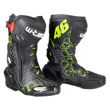 W-Tec Motoros csizma W-TEC Reaper fekete-zöld 40 motoros csizma
