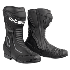 W-Tec Motoros csizma W-TEC Rison 46 fekete motoros csizma