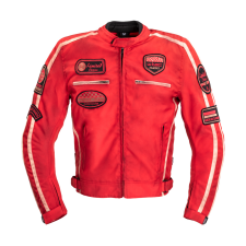 W-Tec Motoros kabát W-TEC Patriot Red piros 4XL motoros kabát