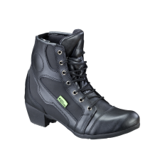 W-Tec Női bőr motoros csizma W-TEC Jartalia fekete 42 motoros csizma