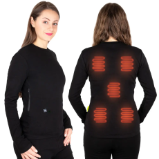 W-Tec Női fűtött felső W-TEC Insulong Lady fekete L
