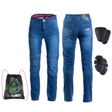 W-Tec Női motoros farmer W-TEC GoralCE kék M motoros nadrág
