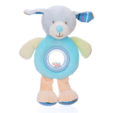 W-web Baby plüss csörgő - kutya - 22cm plüssfigura