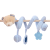 W-web Baby plüss spirál - kék maci - 35cm