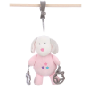 W-web Csíptethető plüss játék rágókával - kutya - 23cm