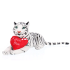 W-web Cybil - plüss fehér tigris szívvel - 36cm