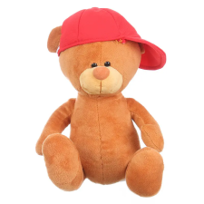 W-web Pavel - plüss mackó piros sapkában - 25cm plüssfigura