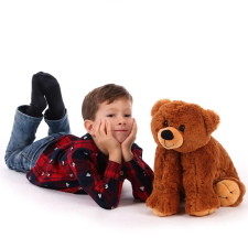 W-web Tépőzáras díszpárna - maci - 56cm plüssfigura