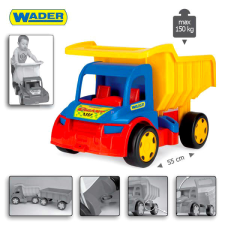 Wader 65000 Nagy dömper dobozban 55 cm autópálya és játékautó