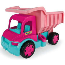 Wader Gigant Truck rózsaszínű óriás dömper 150 kg-os teherbírással – Wader autópálya és játékautó