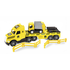 Wader : Magic Truck Technic kamion kukásautóval autópálya és játékautó
