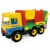 Wader Middle Truck kukásautó többféle színváltozatban 43cm - Wader