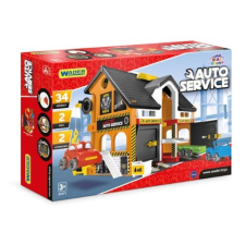 Wader Play House Car service set autópálya és játékautó
