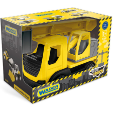 Wader Tech Truck Emelőkosaras teherautó dobozban 29cm - Wader autópálya és játékautó